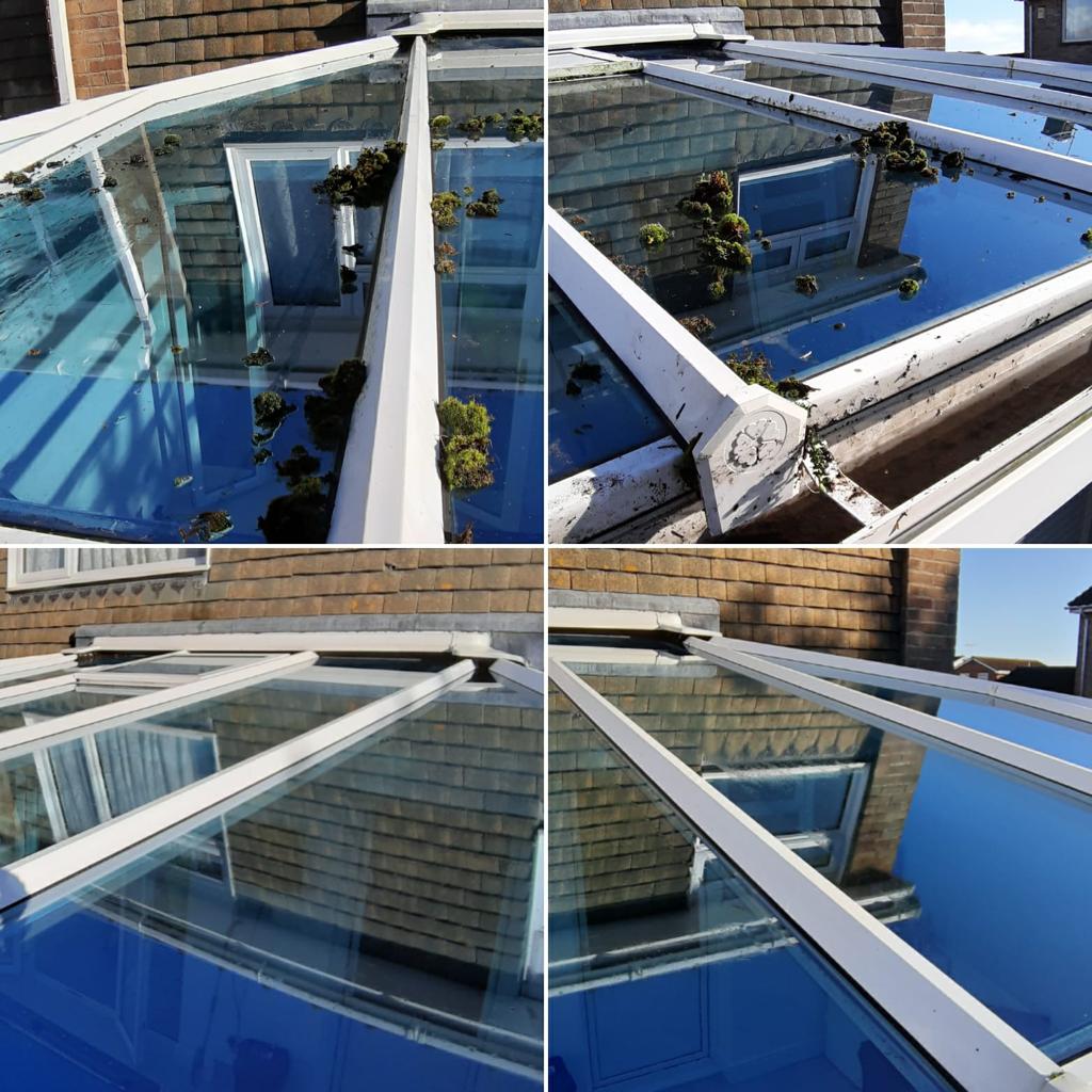  Beautifully clean conservatory roof 